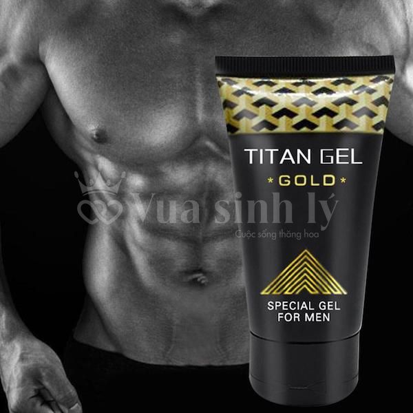 Titan Gel Gold Nhập Khẩu Giúp Dương Vật To lên 3cm và Dài thêm 6cm